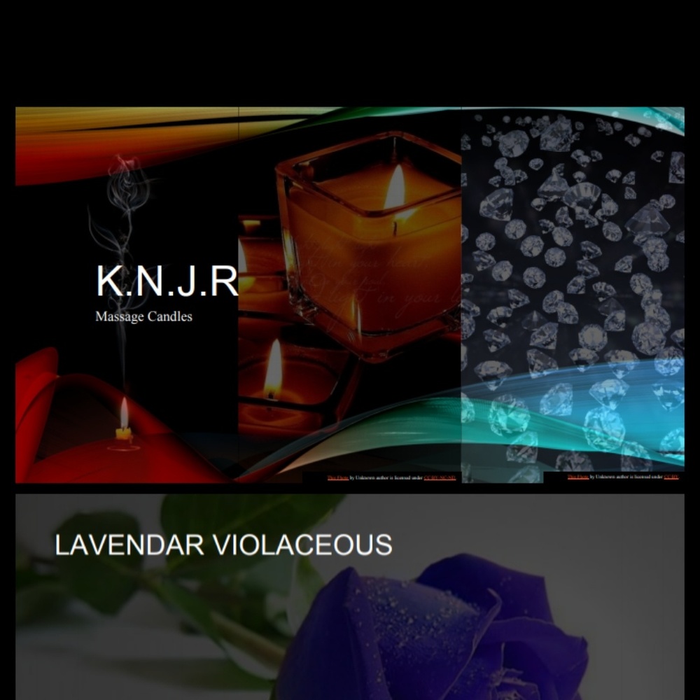 Massage candles